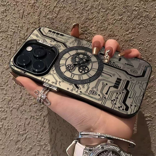 Mechanical Heart Is Suitable For Apple 16 Pro Max Phone Case, IPhone 15 Premium, 14 Pro New Model, 17 Pro Cool Design