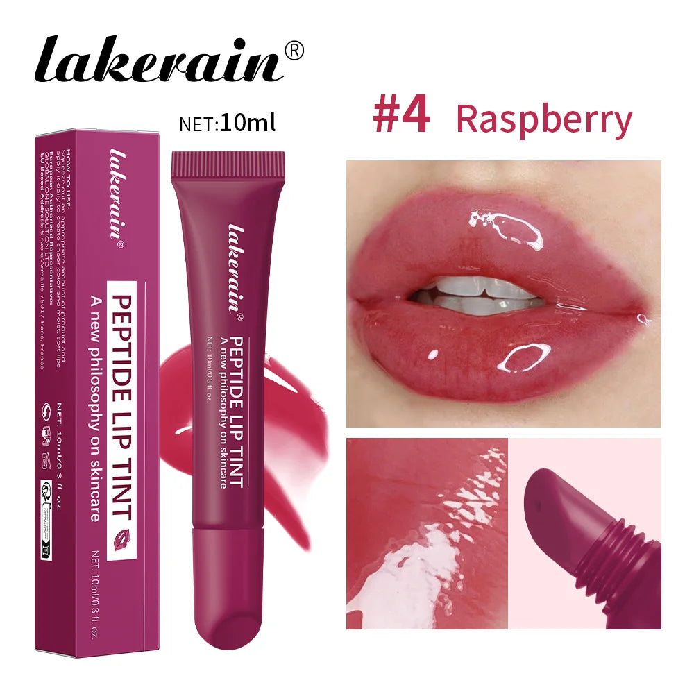 Soft Tube Lip Balm – Long-Lasting Moisturizing, Transparent Tint Lip Glaze, 4 Colors
