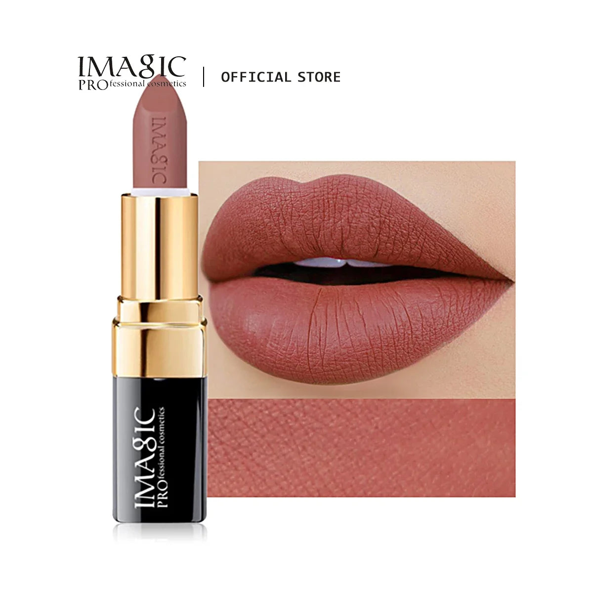 12-Color Lipstick Matte Waterproof Velvet Pigment Nude Rouge Waterproof Long Lasting Lip Profissional Cosmetics Beauty