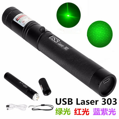USB Laser301 A Variety Of Laser Flashlight Green Red Blue Purple Laser Laser Pen