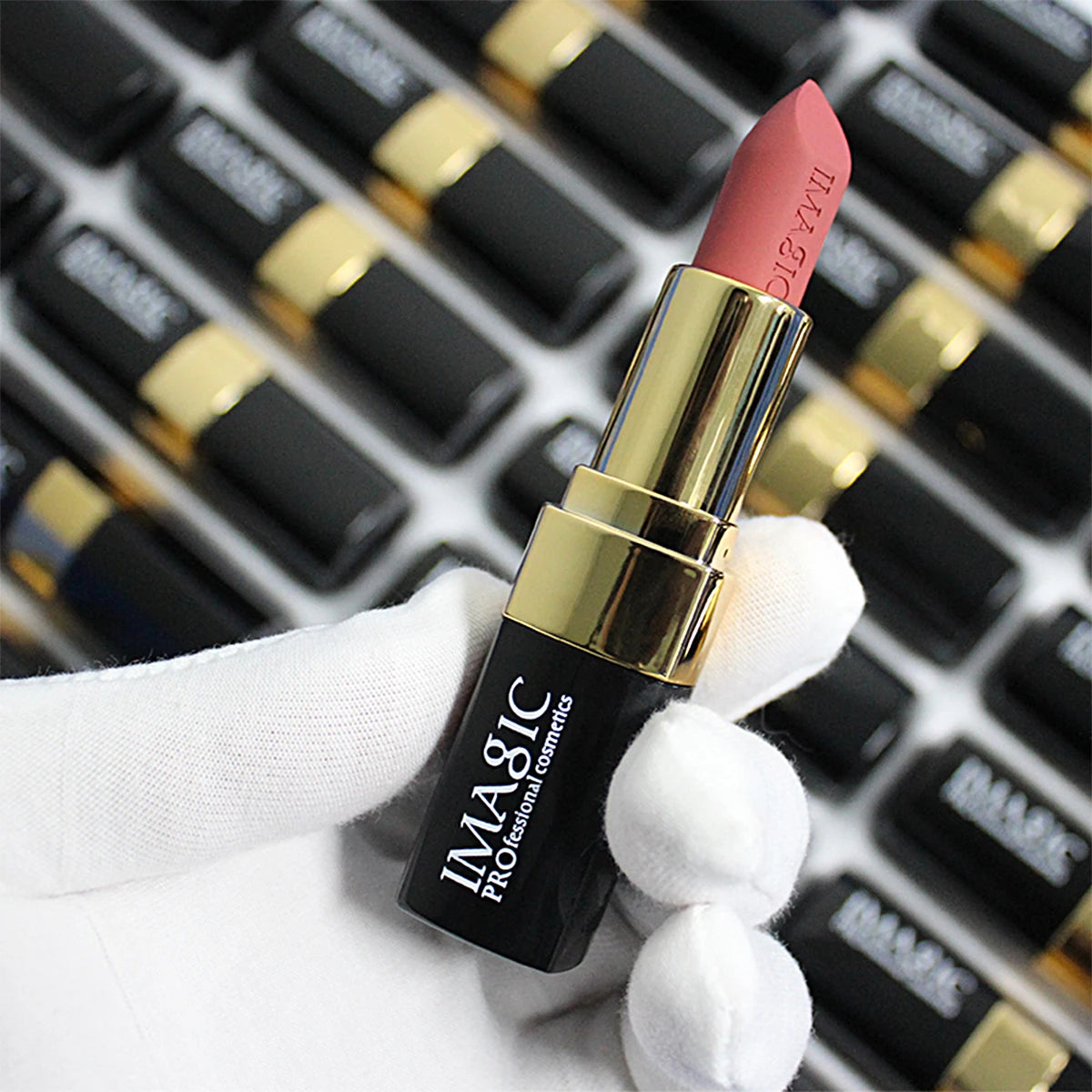 12-Color Lipstick Matte Waterproof Velvet Pigment Nude Rouge Waterproof Long Lasting Lip Profissional Cosmetics Beauty