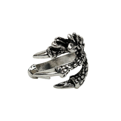 Retro Personality Open Ring Domineering Retro Eagle Claw Ring Men's Ring