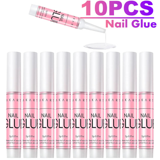 Makartt Nail Glue with Glue Remover Kit, Super Strong Nail Glue for Acrylic Nails Press on Nails,30Ml/ 50ML Glue off Debonder