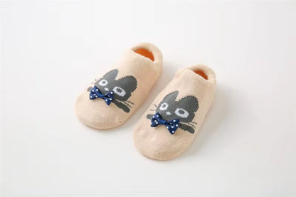 Baby Girl Socks Clothes Newborn Accessories Boy Children Toddlers Stuff Items Goods Kids Infant Slippers Kitty Elk