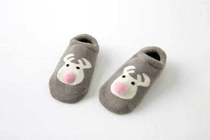 Baby Girl Socks Clothes Newborn Accessories Boy Children Toddlers Stuff Items Goods Kids Infant Slippers Kitty Elk