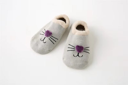 Baby Girl Socks Clothes Newborn Accessories Boy Children Toddlers Stuff Items Goods Kids Infant Slippers Kitty Elk