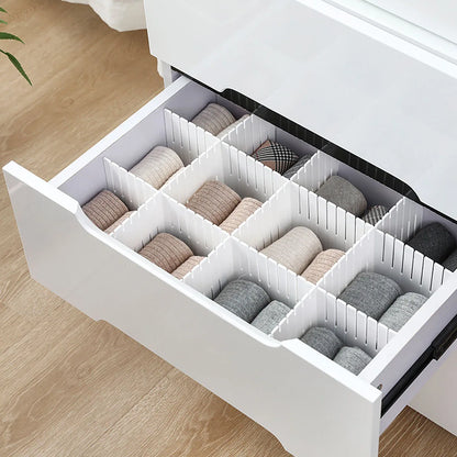Multipurpose Drawer Storage Divider Adjustable Plastic Storage Cabinet Partition Household Wholesale Drawers Organizer Dividers