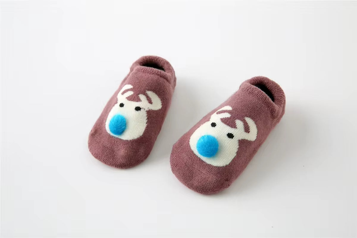 Baby Girl Socks Clothes Newborn Accessories Boy Children Toddlers Stuff Items Goods Kids Infant Slippers Kitty Elk