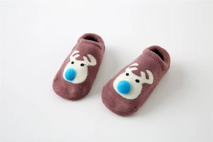 Baby Girl Socks Clothes Newborn Accessories Boy Children Toddlers Stuff Items Goods Kids Infant Slippers Kitty Elk