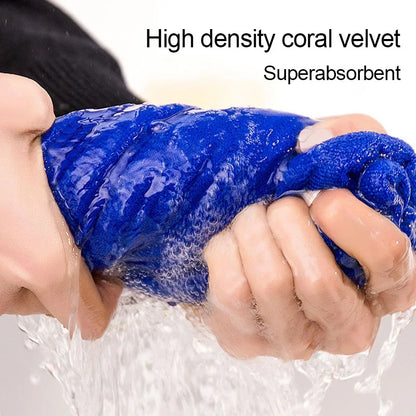 Car Cleaning Towel Microfiber Cloth Soft Super Absorbent Quick-Drying Towel Professional Detailing Rags Car Wash Accessories