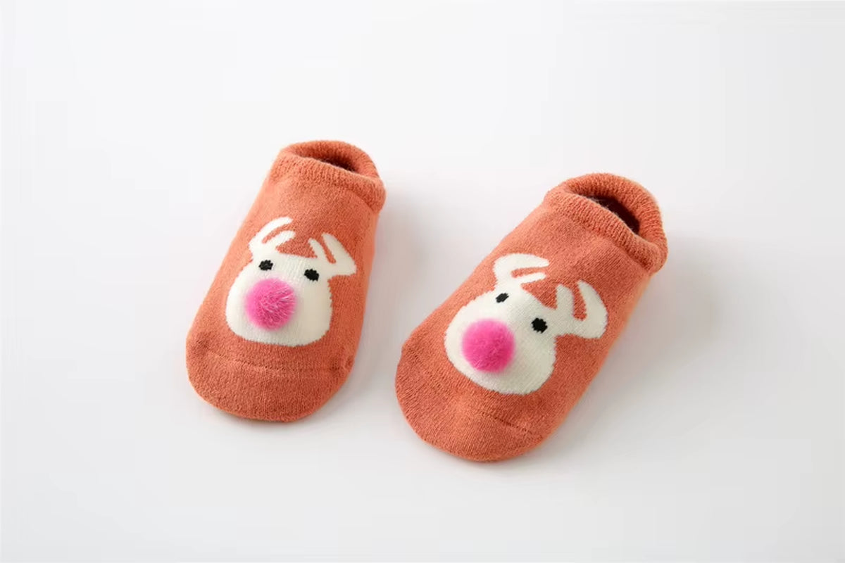 Baby Girl Socks Clothes Newborn Accessories Boy Children Toddlers Stuff Items Goods Kids Infant Slippers Kitty Elk