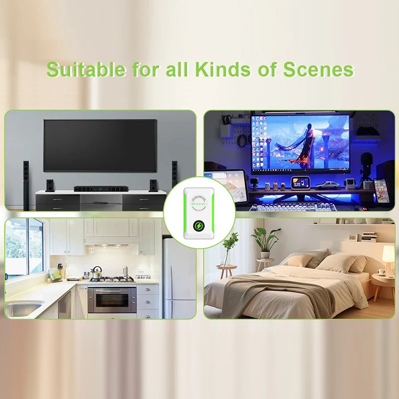 Electric Energy Saver Smart Power Saver Portable Electricity Saving Box US/EU Plug Socket Adapter for Cost Reducing Office Home