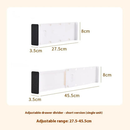 Drawer Organizer Dividers for Clothes Underwear Socks Storage Box Partition Boards for Kitchenware Cosmetics Free-Combination