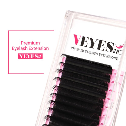 Individual Faux Mink Eyelash Extensions – Classic Natural Lashes, 8-20mm Bulk Pack