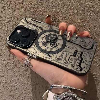Mechanical Heart Is Suitable For Apple 16 Pro Max Phone Case, IPhone 15 Premium, 14 Pro New Model, 17 Pro Cool Design