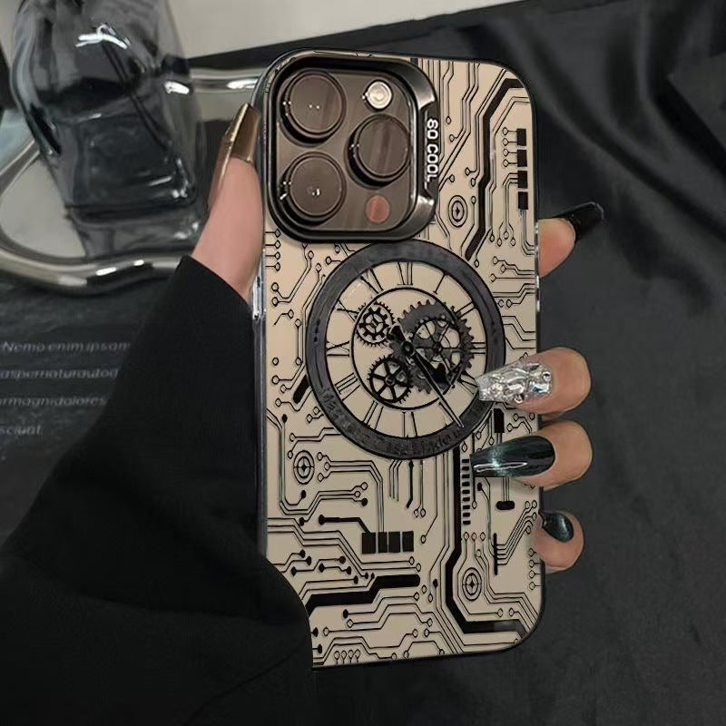Mechanical Heart Is Suitable For Apple 16 Pro Max Phone Case, IPhone 15 Premium, 14 Pro New Model, 17 Pro Cool Design