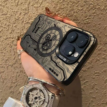 Mechanical Heart Is Suitable For Apple 16 Pro Max Phone Case, IPhone 15 Premium, 14 Pro New Model, 17 Pro Cool Design