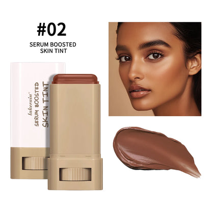 Stick Foundation Balm – Serum-Boosted Skin Tint, High Coverage & Smooth Finish, Travel Size