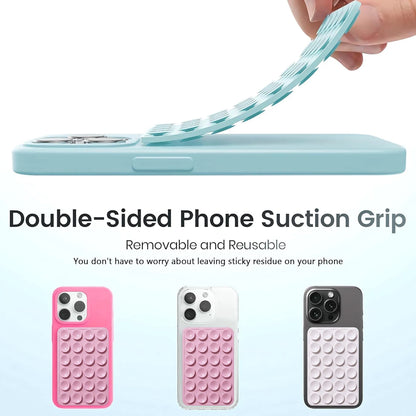 Double-Sided Silicone Suction Pad – Universal Phone Mount & Wall Holder