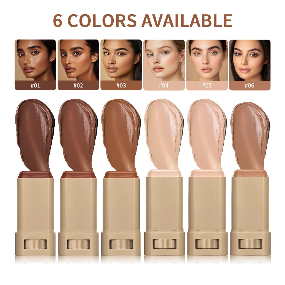 Stick Foundation Balm – Serum-Boosted Skin Tint, High Coverage & Smooth Finish, Travel Size