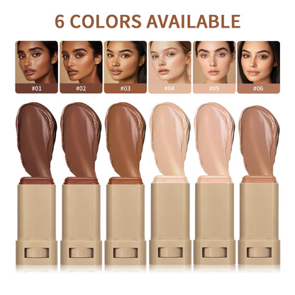 Stick Foundation Balm – Serum-Boosted Skin Tint, High Coverage & Smooth Finish, Travel Size