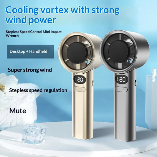 Portable Handheld Fan – USB Rechargeable Mini Cooling Fan
