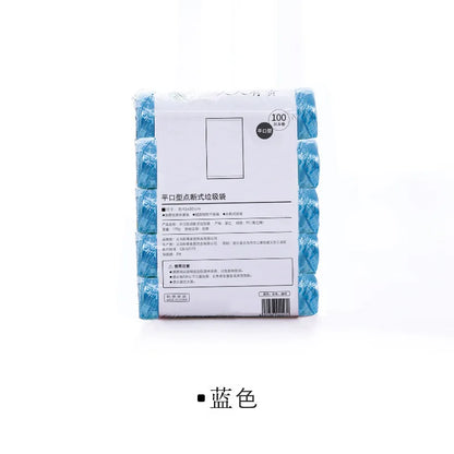 Ultra Thick Disposable Garbage Bags – Colored, Easy-Tie Handles, 5 Rolls/100PCS