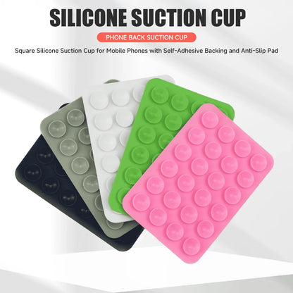 Double-Sided Silicone Suction Pad – Universal Phone Mount & Wall Holder