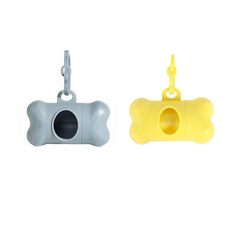 Bone-Shaped Dog Poop Bag Dispenser – Portable Pet Waste Bag Holder