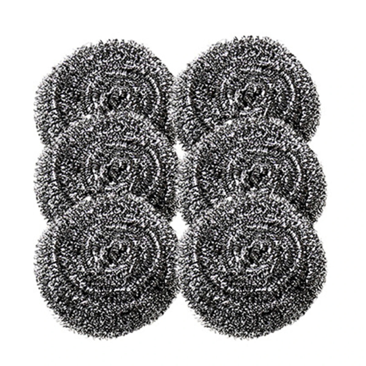 Stainless Steel Scrubber Pads – Heavy Duty Steel Wool for Kitchen & Bathroom, 6/12pcs