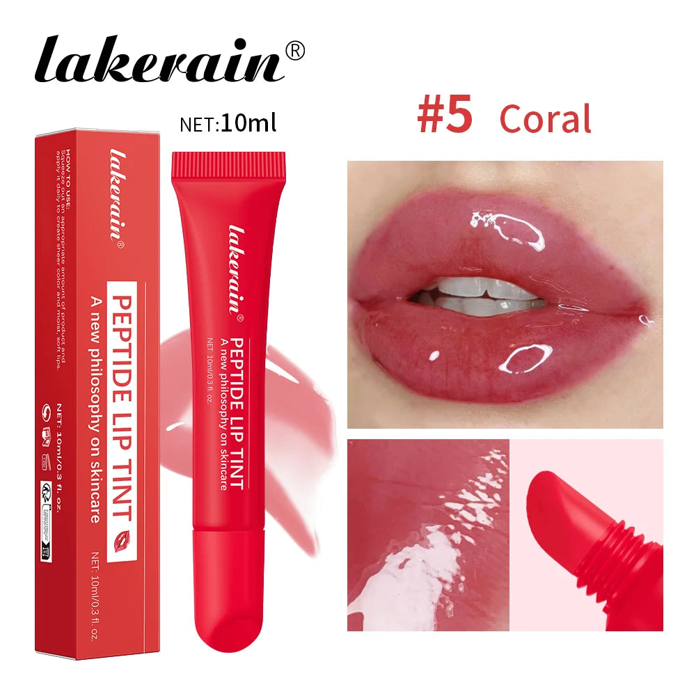 Soft Tube Lip Balm – Long-Lasting Moisturizing, Transparent Tint Lip Glaze, 4 Colors