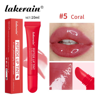 Soft Tube Lip Balm – Long-Lasting Moisturizing, Transparent Tint Lip Glaze, 4 Colors