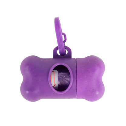 Bone-Shaped Dog Poop Bag Dispenser – Portable Pet Waste Bag Holder