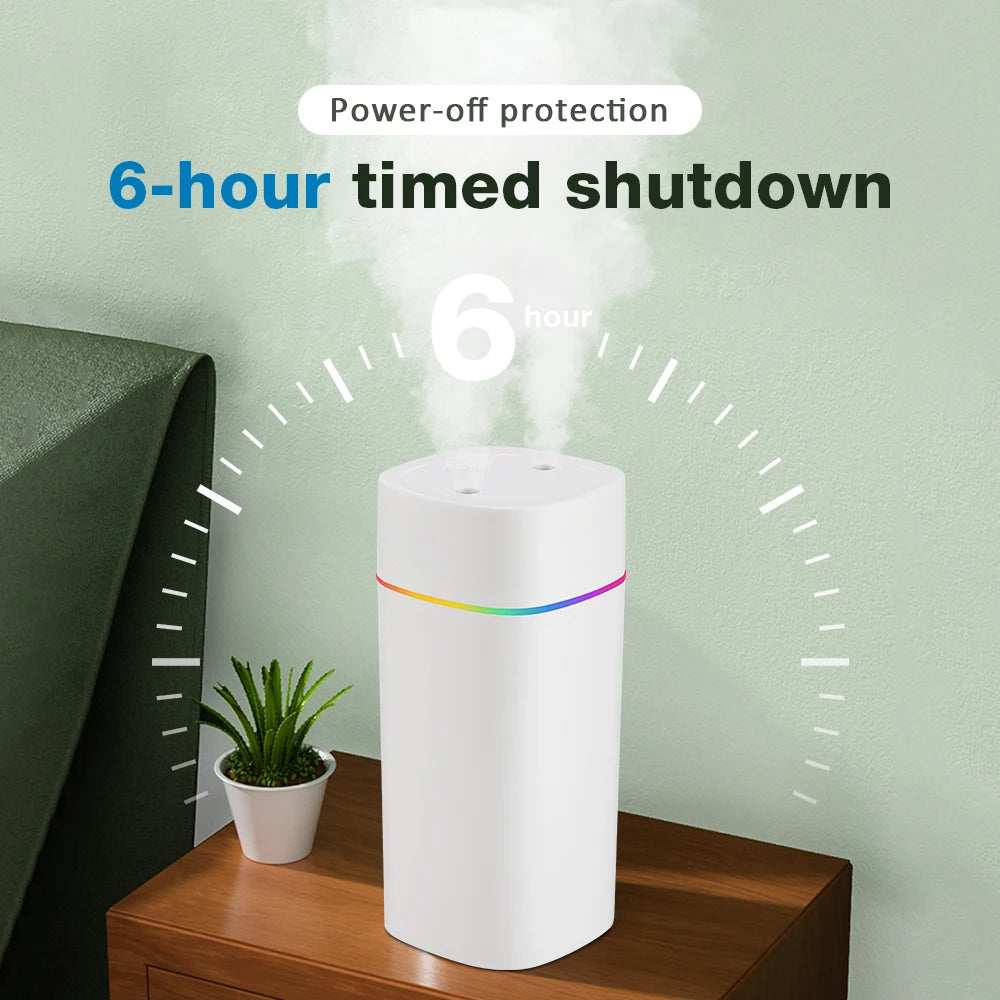 Portable Nano Mist Sprayer – 600ml Aroma Oil Diffuser