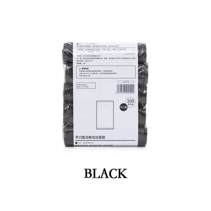 PE Disposable Garbage Bags – Durable & Portable, 5 Rolls/100PCS, 45x50cm