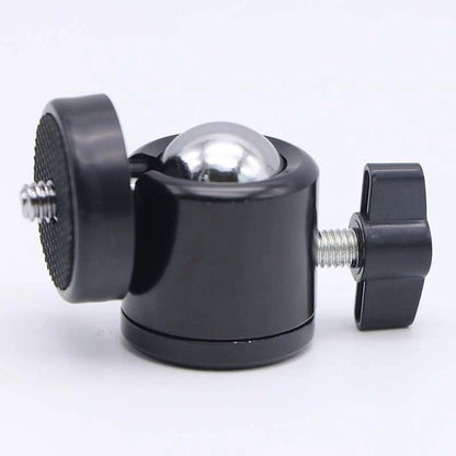 Universal 1/4" Swivel Ball Head Tripod Mount Adapter – For GoPro, DSLR & Camcorders