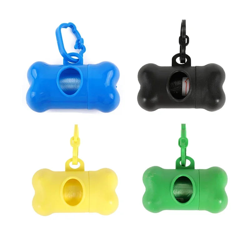 Bone-Shaped Dog Poop Bag Dispenser – Portable Pet Waste Bag Holder