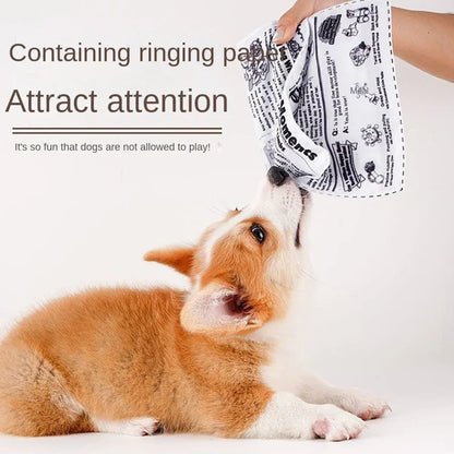 Pet Crinkle Paper Toy – Interactive Sniffing & Chew Toy for Cats & Dogs