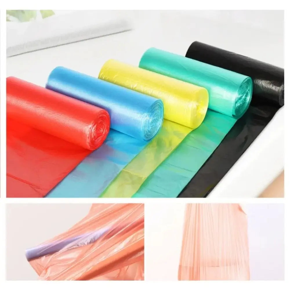 PE Disposable Garbage Bags – Durable & Portable, 5 Rolls/100PCS, 45x50cm