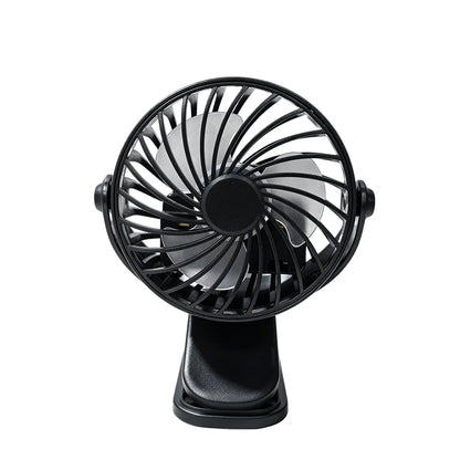 Mini Clip Fan – USB Rechargeable Stroller & Desk Fan