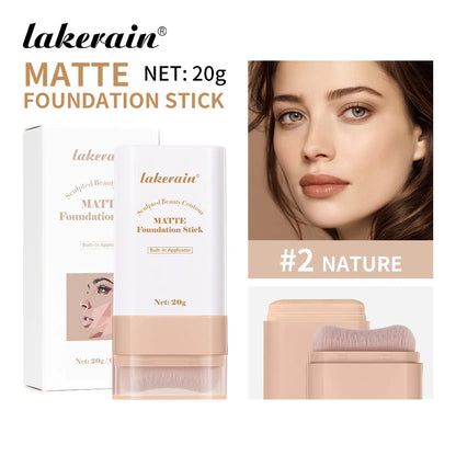 Stick Foundation Balm – Serum-Boosted Skin Tint, High Coverage & Smooth Finish, Travel Size