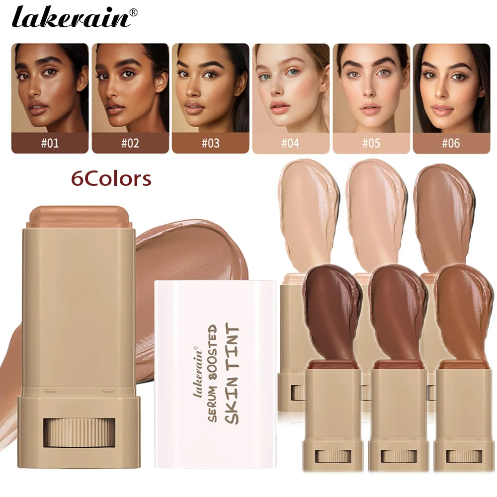 Stick Foundation Balm – Serum-Boosted Skin Tint, High Coverage & Smooth Finish, Travel Size