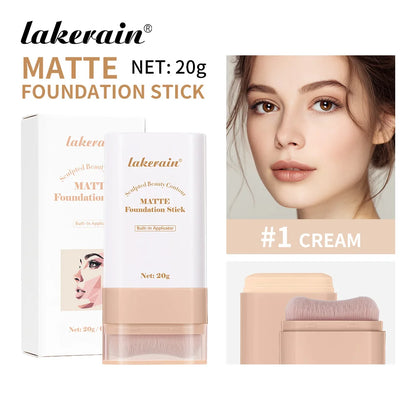 Stick Foundation Balm – Serum-Boosted Skin Tint, High Coverage & Smooth Finish, Travel Size