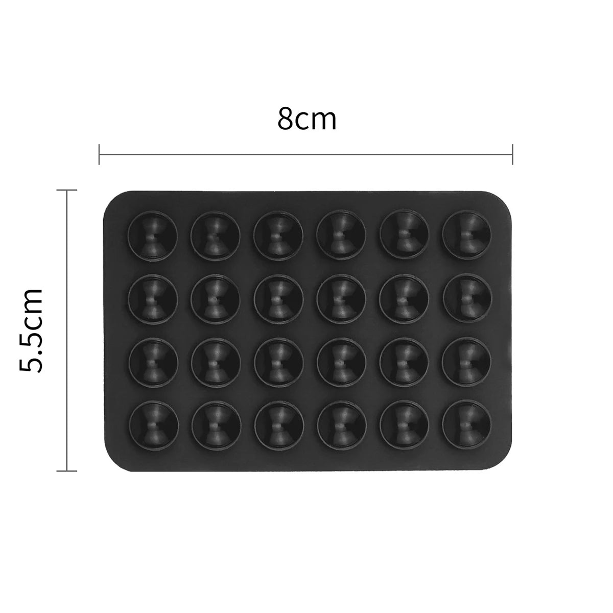 Double-Sided Silicone Suction Pad – Universal Phone Mount & Wall Holder