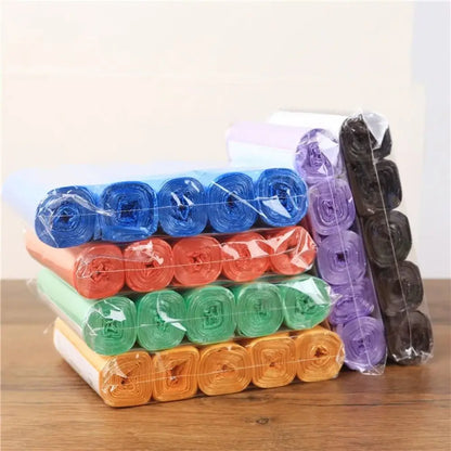 PE Disposable Garbage Bags – Durable & Portable, 5 Rolls/100PCS, 45x50cm