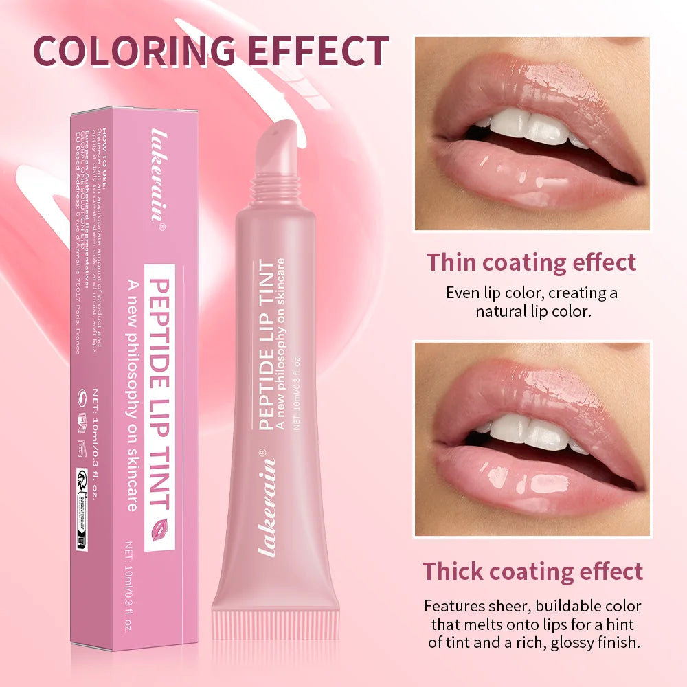 Soft Tube Lip Balm – Long-Lasting Moisturizing, Transparent Tint Lip Glaze, 4 Colors
