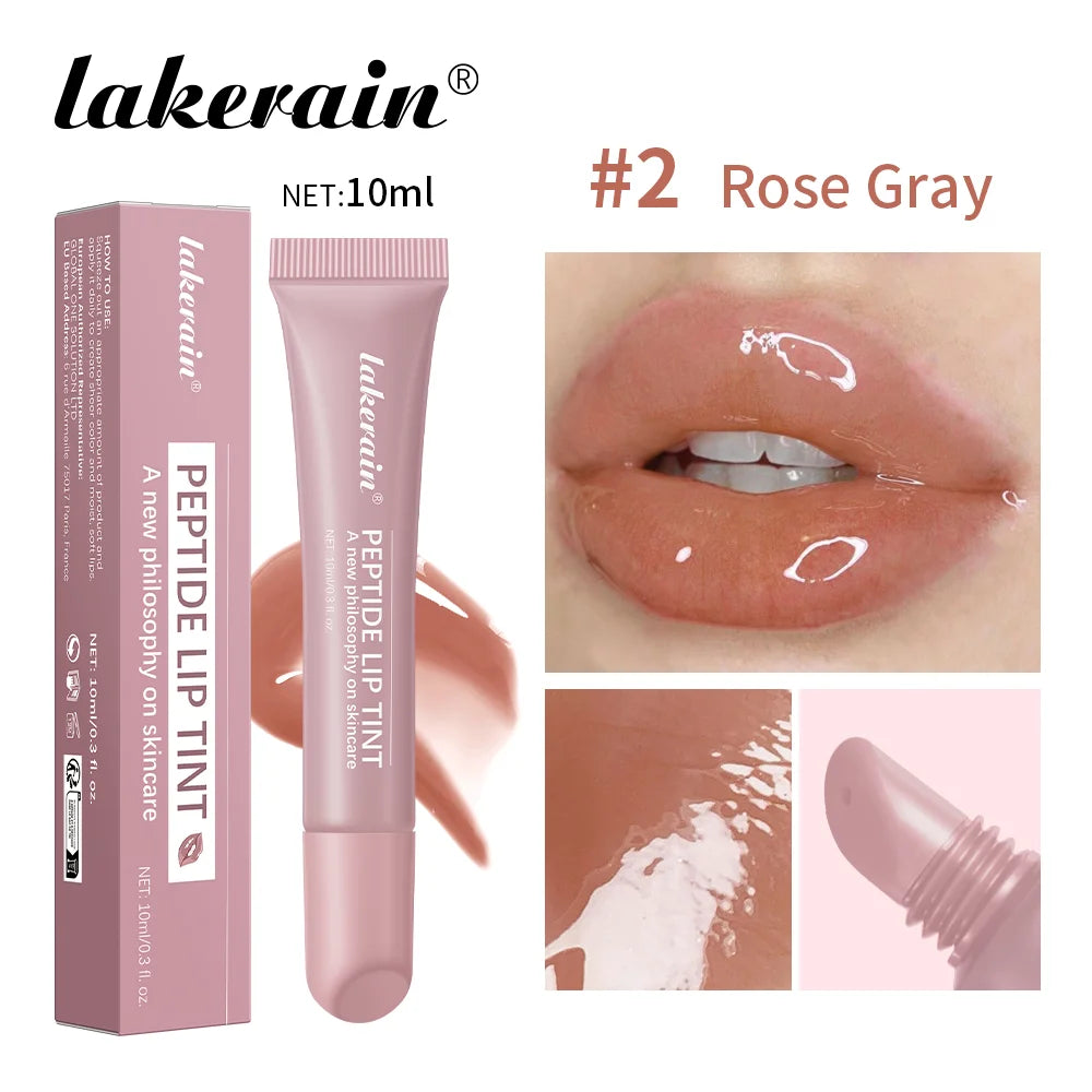 Soft Tube Lip Balm – Long-Lasting Moisturizing, Transparent Tint Lip Glaze, 4 Colors