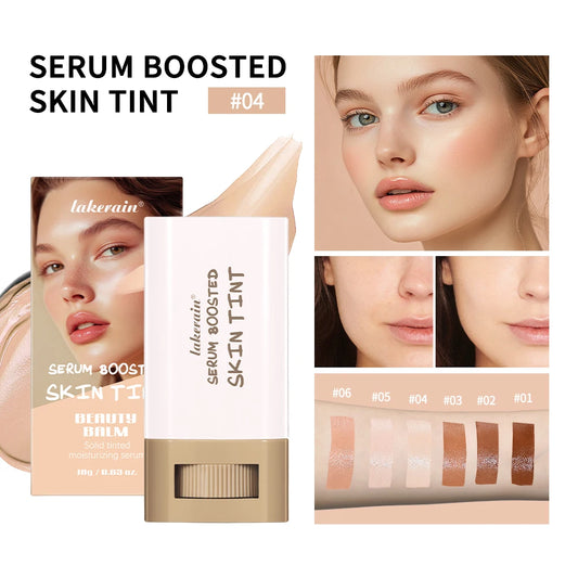 Stick Foundation Balm – Serum-Boosted Skin Tint, High Coverage & Smooth Finish, Travel Size