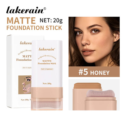 Stick Foundation Balm – Serum-Boosted Skin Tint, High Coverage & Smooth Finish, Travel Size