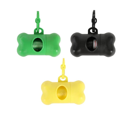 Bone-Shaped Dog Poop Bag Dispenser – Portable Pet Waste Bag Holder